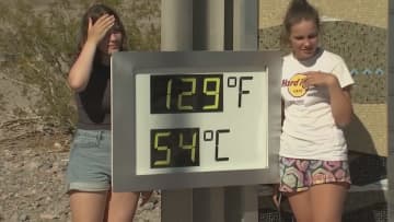 アメリカ・デスバレーで最高気温54℃「顔にドライヤーの熱風が当たっている気分」　ヨーロッパでは...