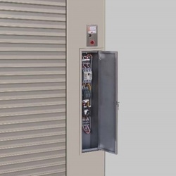停電時も稼働できる電動シャッター