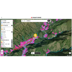 防災意識を向上させる3D流域地図