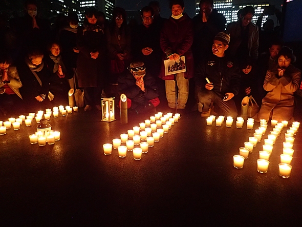 FB協力し東京で「阪神」追悼集会