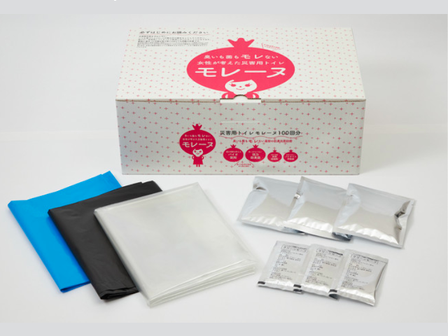 除菌バイオ製剤入り災害用トイレ