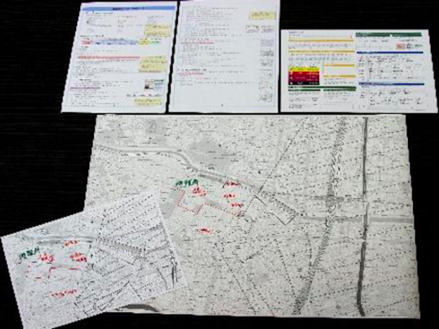 安全で速やかな避難を支援する自主防災地図