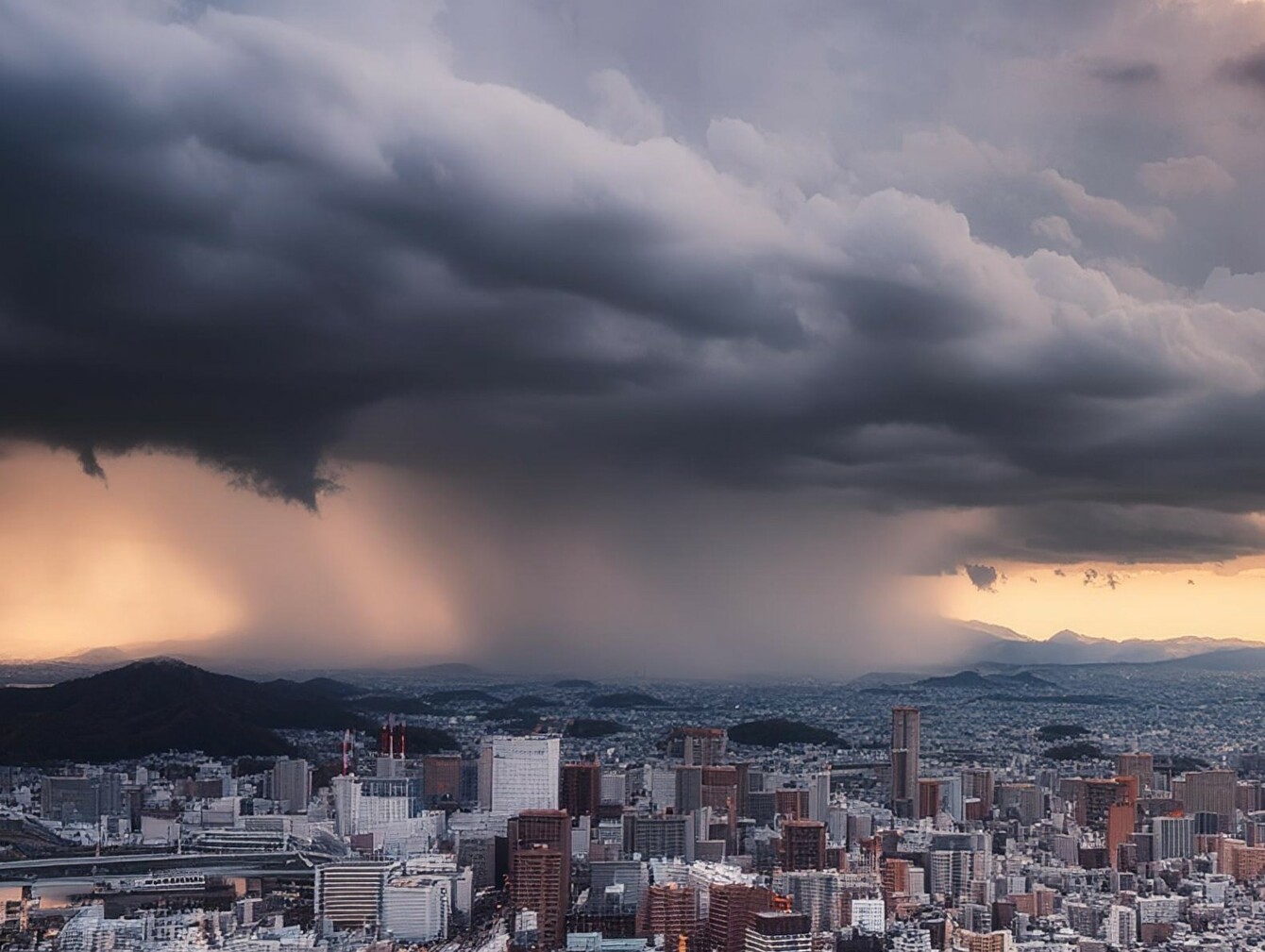 記録的短時間大雨情報×交通麻痺×重要業務