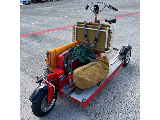 重量物や大人2人を運べる災害用電動アシスト自転車