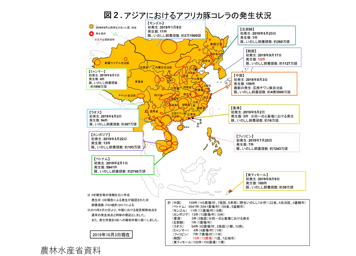 アジアでも流行、アフリカ豚コレラ 知られていない感染病の脅威