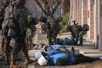 ソウルで異例の防衛訓練、北朝鮮の奇襲攻撃想定