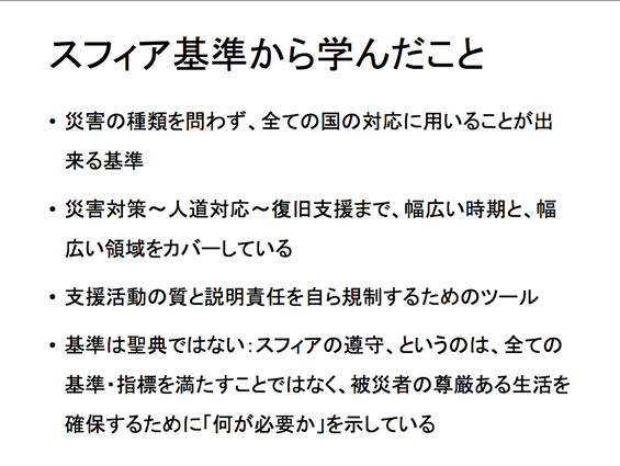 スフィア基準は実際に避難所でどう生かされているの アウトドア流防災ガイド あんどうりすの 防災 減災りす便り リスク対策 Com 新建新聞社
