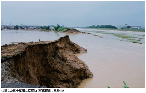 被災教訓を生かし豪雨対策  三条市／見附市／新潟県